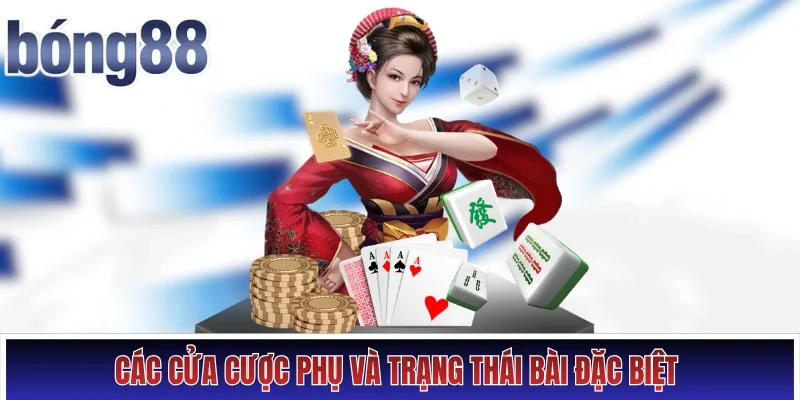 Các cửa cược phụ và trạng thái bài đặc biệt