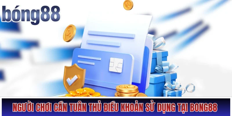 Hội viên cần tuân thủ điều khoản sử dụng tại Bong88