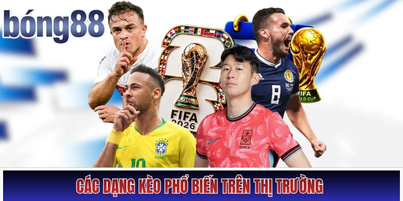 Các dạng kèo dạng tài xỉu phổ biến nhất trên thị trường
