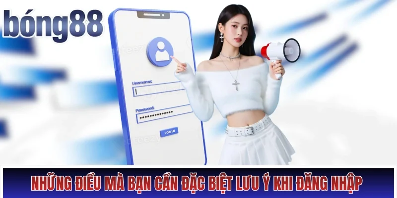 Những điều mà bạn cần đặc biệt lưu ý khi đăng nhập vào Bong88